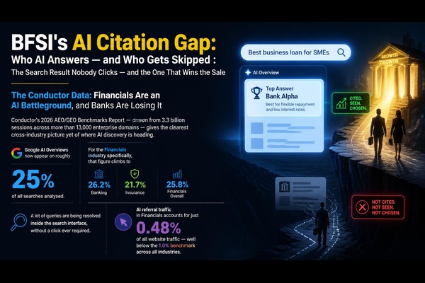 BFSI's AI Citation Gap: Who AI Answers — and Who Gets Skipped